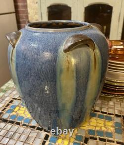 Jemerick Art Pottery Vase Arts & Crafts Perfect Condition 12 Tall x 11 Wide