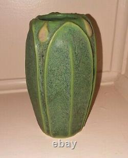 Jemerick Arts & Crafts Style Studio Pottery Vase Matte Green