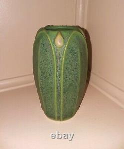Jemerick Arts & Crafts Style Studio Pottery Vase Matte Green