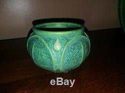 Jemerick Pottery Arts & Crafts Grueby Style Vase Arts And Clay Company