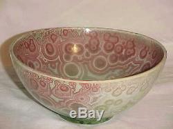 John Mankameyer Manka Crystalline Glaze Studio Pottery Bowl Arts Craft Porcelain