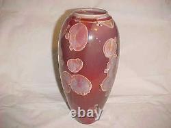 John Mankameyer Manka Crystalline Glaze Studio Pottery Vase Arts Craft Porcelain