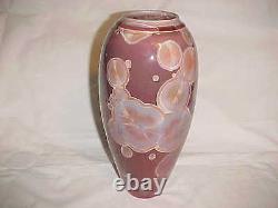 John Mankameyer Manka Crystalline Glaze Studio Pottery Vase Arts Craft Porcelain