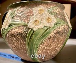 Jonquil Jardiniere (Daffodil bowl) Arts & Crafts 1930s Roseville pottery