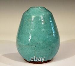 Jugtown Chinese Pottery Vase Flambe North Carolina 2nd Mark Arts & Crafts