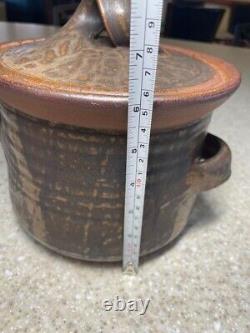 Karen Karnes art pottery jar with lidded vessel -Great condition