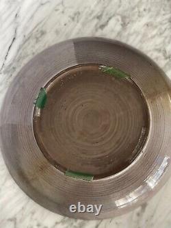 LARGE Ed and Mary Scheier Pottery Decorated Arts & Crafts 13 Serving Bowl