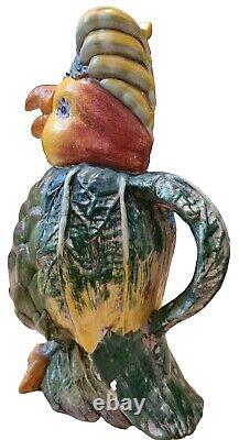 LARGE REDUCTION PRICE-Vintage Majolica Pottery- Pitcher From Italy