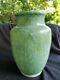 Large Roseville Carnelian Ll 9 Vase Arts & Crafts Mixed Matte Green