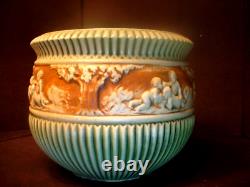 Large 10 Roseville Donatello Arts & Crafts Pottery Jardinière