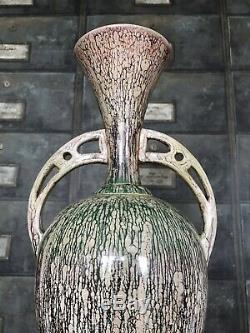 Large 20 Arts & Crafts Bretby Art Pottery Vase Stunning Lustre Glaze