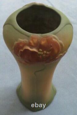 Large Arts &Crafts 13 Inch Weller Art Nouveau Vase Poppy
