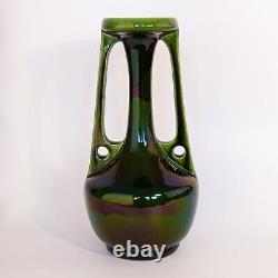 Large Arts and Crafts Bretby Art Pottery Twin Handled Vase