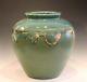 Large Drip Glaze Zanesville Urn Pottery Arts & Crafts Oil Jar Floor Vase 17h