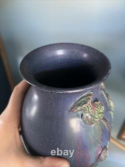 Large Ephraim Art Pottery Thistle Vase By Laura Klein 16 Tall Arts & Crafts