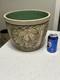 Large Red Wing Pottery Brushware Arts & Crafts Era Mission Brush Ware Jardiniere