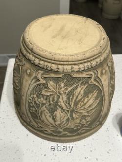 Large Red Wing Pottery Brushware Arts & Crafts Era Mission Brush Ware Jardiniere