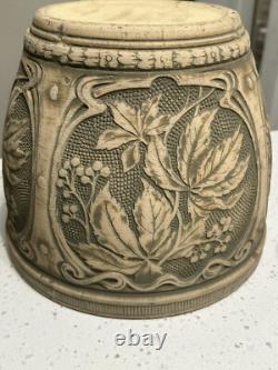 Large Red Wing Pottery Brushware Arts & Crafts Era Mission Brush Ware Jardiniere