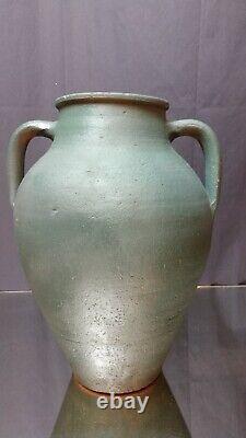 Likely Ancient or Antique LARGE AMPHORA 16½ Olive Jar Terracotta POTTERY Oil