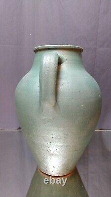 Likely Ancient or Antique LARGE AMPHORA 16½ Olive Jar Terracotta POTTERY Oil