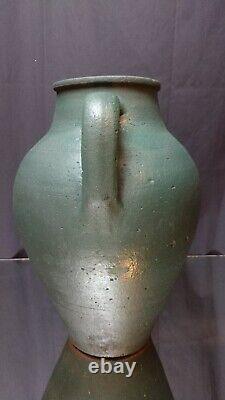 Likely Ancient or Antique LARGE AMPHORA 16½ Olive Jar Terracotta POTTERY Oil