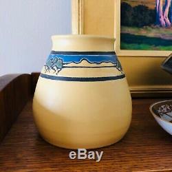 Lovely Kevin Hicks Ephraim Faience Pottery Arts & Crafts Vase