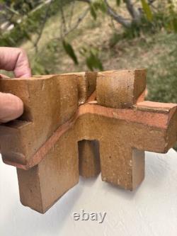 MCentury California studio pottery Brutalist sculpture candelabrum Win Ng 3.9 Lb