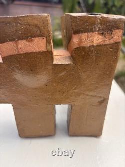 MCentury California studio pottery Brutalist sculpture candelabrum Win Ng 3.9 Lb