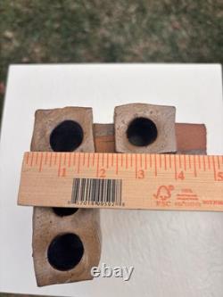 MCentury California studio pottery Brutalist sculpture candelabrum Win Ng 3.9 Lb