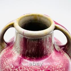 MINT Antique 7 FULPER ART POTTERY Arts & Crafts Double Handled Vase #643