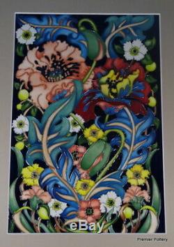 MOORCROFT Large Arts & Crafts Plaque William Morris Rachel Bishop RRP £835 1st