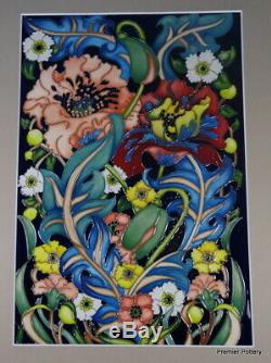 MOORCROFT Large Arts & Crafts Plaque William Morris Rachel Bishop RRP £835 1st
