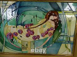 MOORCROFT Sleeping Beauty Arts & Crafts Mackintosh Framed Wall Plaque RRP £765