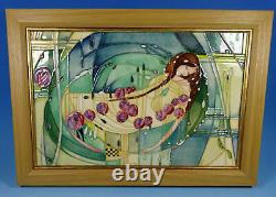 MOORCROFT Sleeping Beauty Arts & Crafts Mackintosh Framed Wall Plaque RRP £765