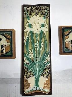 MOTAWI TILEWORKS Tile Arts & Crafts Deco (Prototype) Poppy Lily White 2006