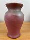 Muncie Pottery Arts & Crafts 7 Tall Classic Shape Signed Pink Purple Vase