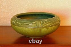 Magnificent Antique Rookwood Arts Crafts Incised Mat Cabinet Bowl X 1910 #957D