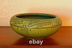 Magnificent Antique Rookwood Arts Crafts Incised Mat Cabinet Bowl X 1910 #957D