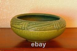 Magnificent Antique Rookwood Arts Crafts Incised Mat Cabinet Bowl X 1910 #957D