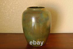 Magnificent Vintage Red Wing Art Pottery Arts & Crafts Large Nokomis Flower Vase