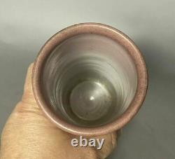 Marblehead Arts & Crafts Style Art Pottery 7 Cylinder Vase
