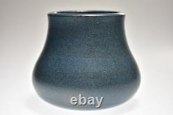 Marblehead Pottery 1908-1936 Blue Glaze Arts and Crafts Vase