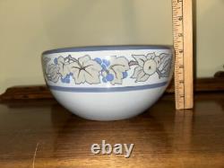Marblehead Pottery Arts & Crafts Bowl Arthur Baggs Sarah Tutt Marks Grape Design