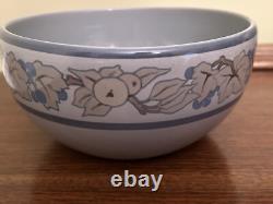 Marblehead Pottery Arts & Crafts Bowl Arthur Baggs Sarah Tutt Marks Grape Design