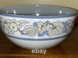 Marblehead Pottery Arts & Crafts Bowl Arthur Baggs Sarah Tutt Marks Grape Design