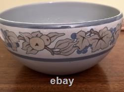 Marblehead Pottery Arts & Crafts Bowl Arthur Baggs Sarah Tutt Marks Grape Design