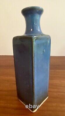 Marblehead Pottery Arts & Crafts Mid Century Modern Blue Bud Vase 1960's