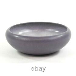 Marblehead Pottery Arts and Crafts Lavender Low Bowl