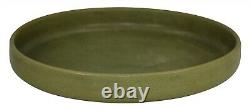 Marblehead Pottery Matte Green Arts And Crafts Low Bowl
