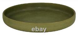 Marblehead Pottery Matte Green Arts And Crafts Low Bowl